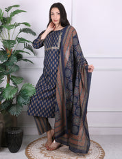 Sequin & Zari Kurti Set