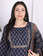 Sequin & Zari Kurti Set