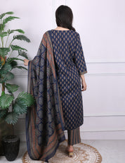 Sequin & Zari Kurti Set