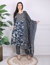 Printed Readymade Cotton Suit