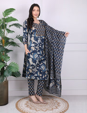 Printed Readymade Cotton Suit
