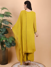 Elegant Heavy Neck Readymade Plazo Set