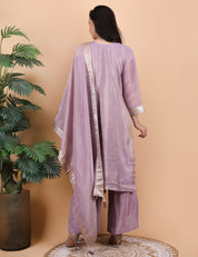 Light Purple Heavy Neck Suit