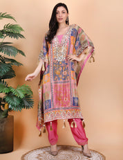 Kaftaan Set in Gota Work