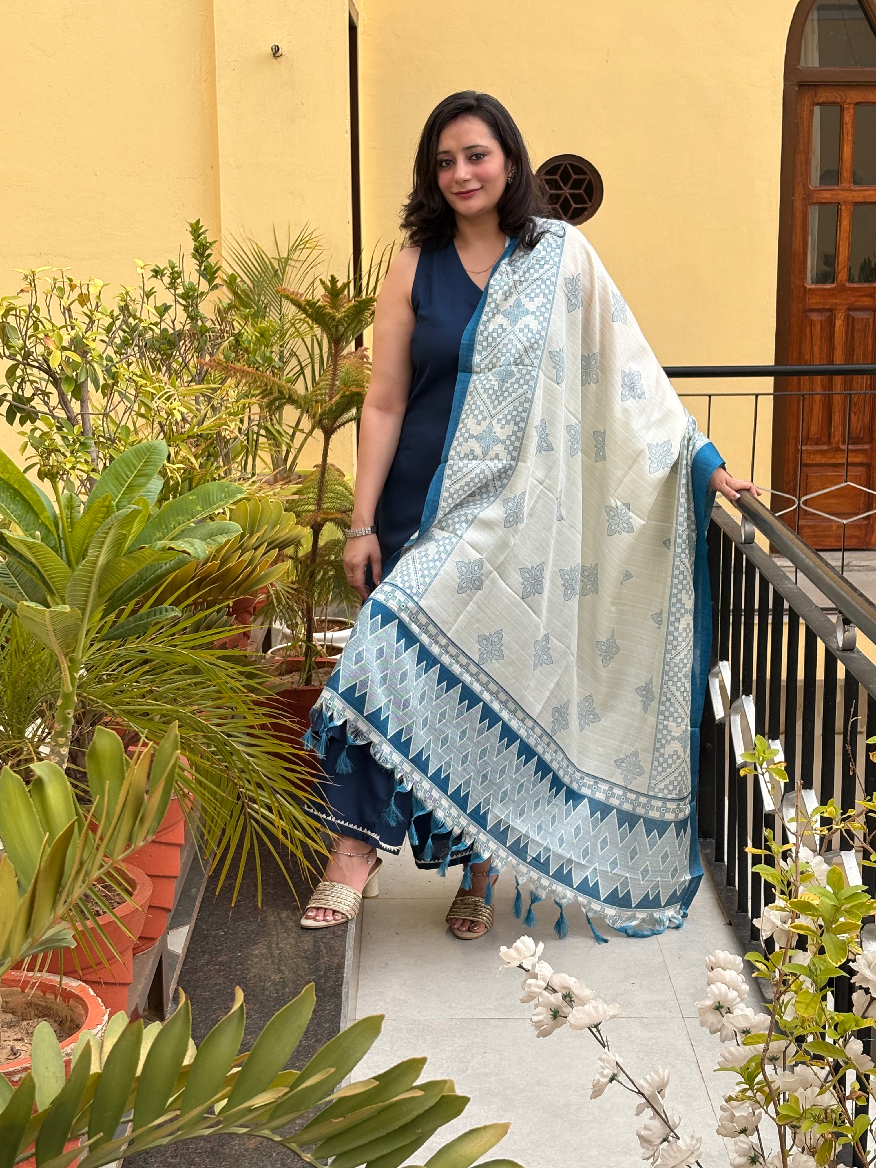 A-Line Rayon Kurta Set