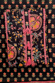 Graceful Cotton Printed Unstitched Suit with Lace Detailing & Elegant Dupatta