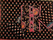Graceful Cotton Printed Unstitched Suit with Lace Detailing & Elegant Dupatta