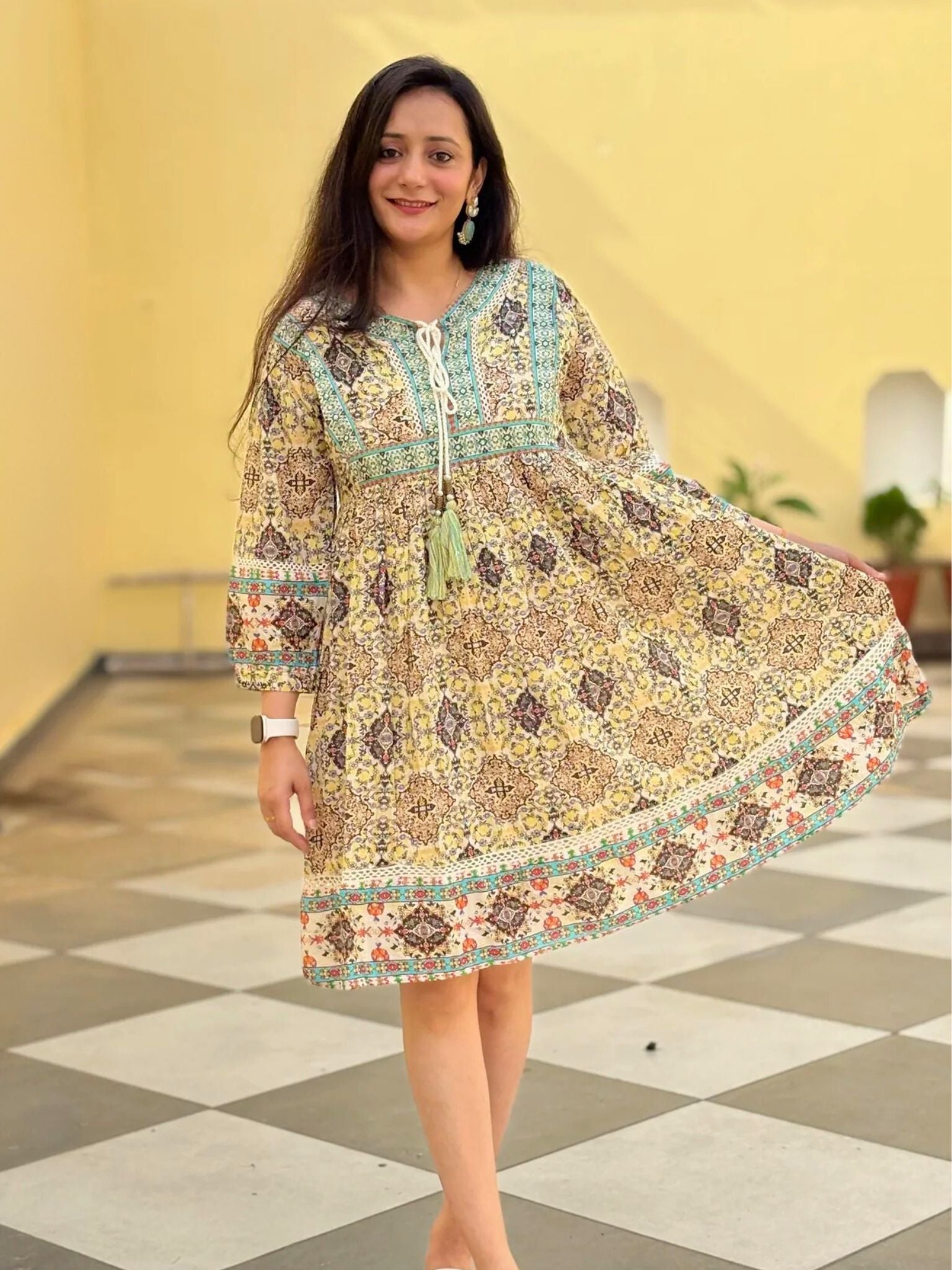 Tunic Kurti in Cotton Fabric