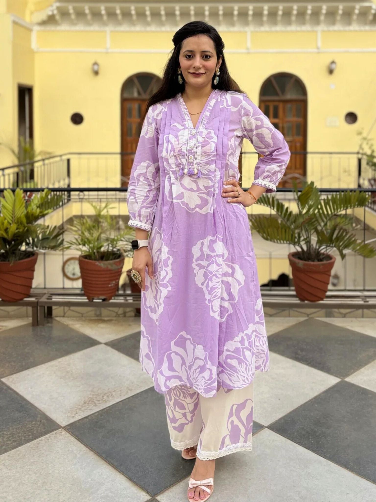 Beautiful Cotton Kurti Set