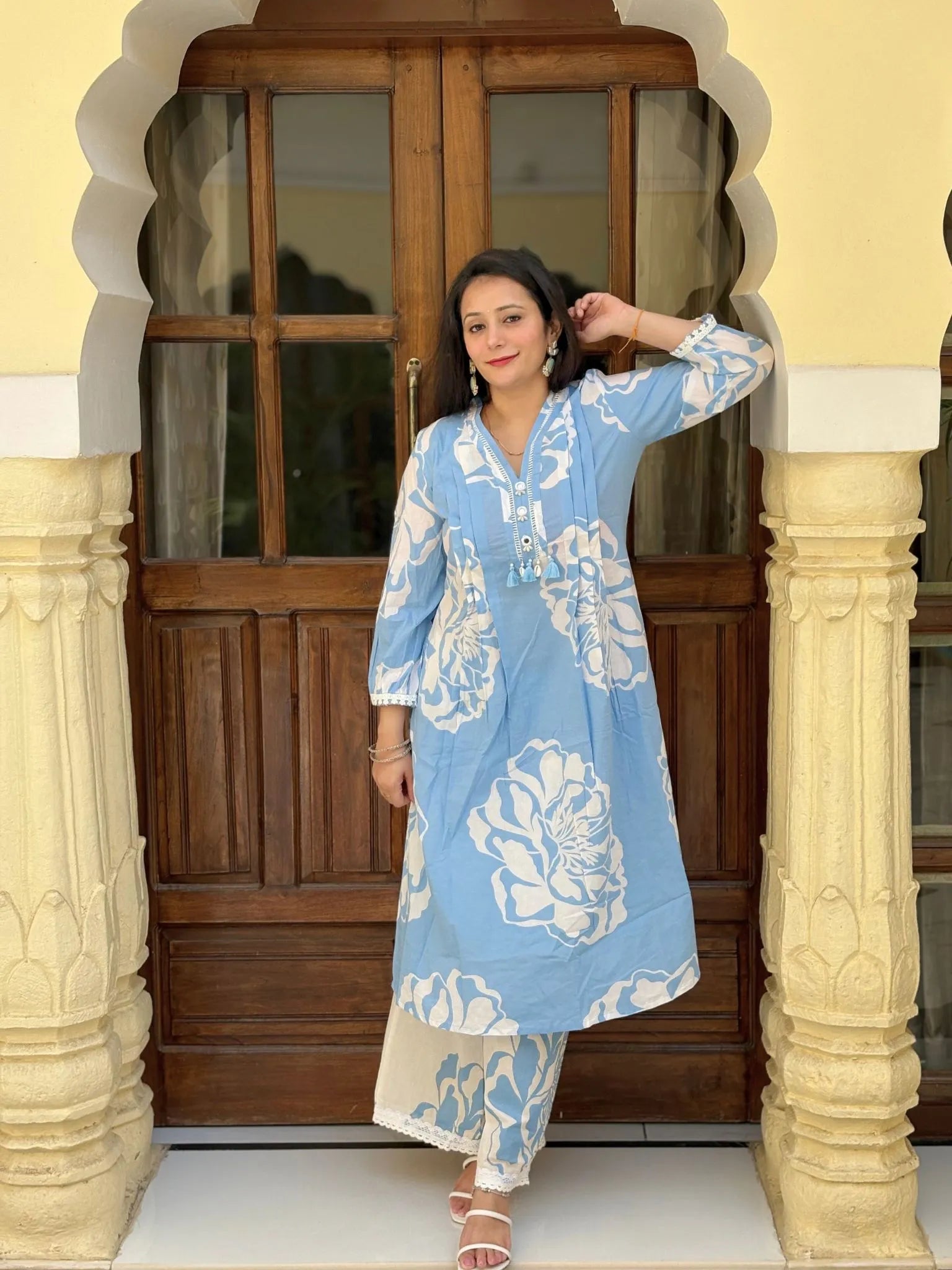 Beautiful Cotton Kurti Set